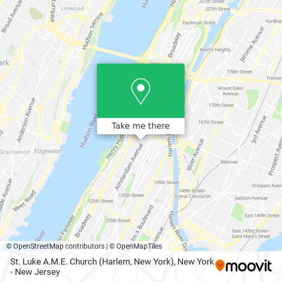 Mapa de St. Luke A.M.E. Church (Harlem, New York)