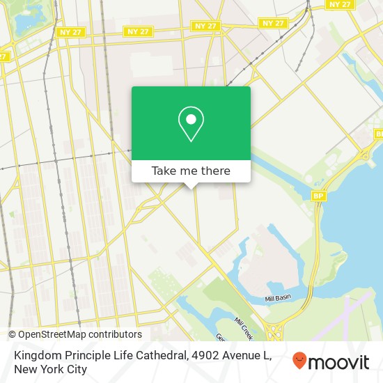 Kingdom Principle Life Cathedral, 4902 Avenue L map