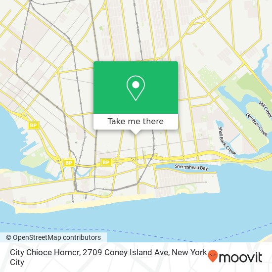 Mapa de City Chioce Homcr, 2709 Coney Island Ave
