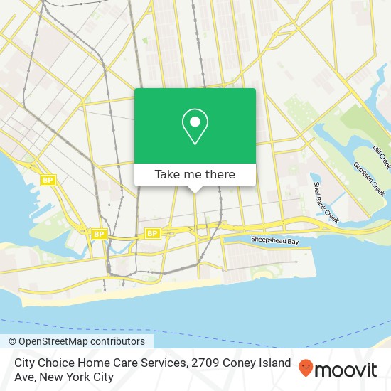 City Choice Home Care Services, 2709 Coney Island Ave map