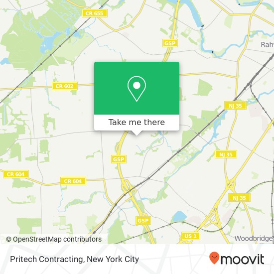 Pritech Contracting map