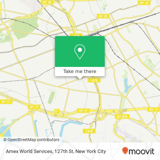 Mapa de Amex World Services, 127th St