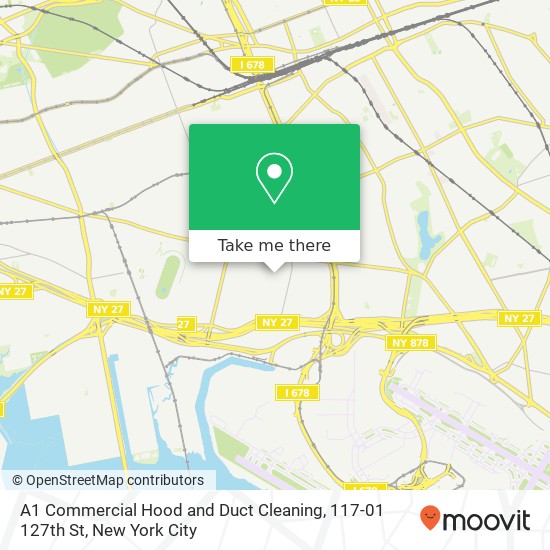 A1 Commercial Hood and Duct Cleaning, 117-01 127th St map
