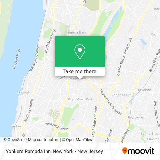 Mapa de Yonkers Ramada Inn