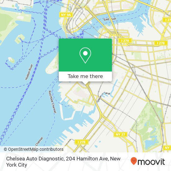 Chelsea Auto Diagnostic, 204 Hamilton Ave map