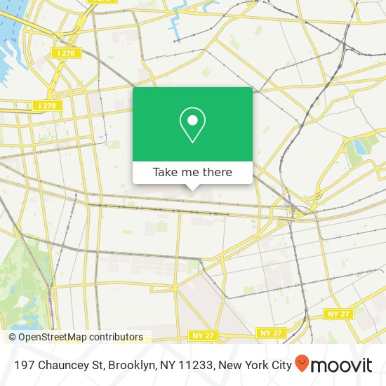 197 Chauncey St, Brooklyn, NY 11233 map