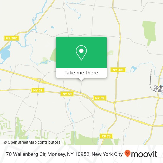 70 Wallenberg Cir, Monsey, NY 10952 map