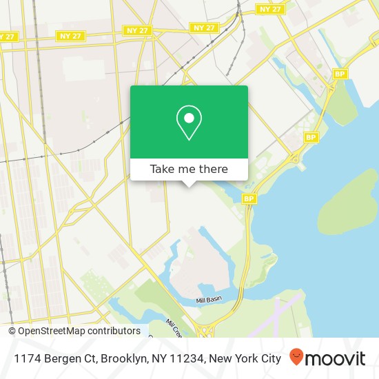 1174 Bergen Ct, Brooklyn, NY 11234 map