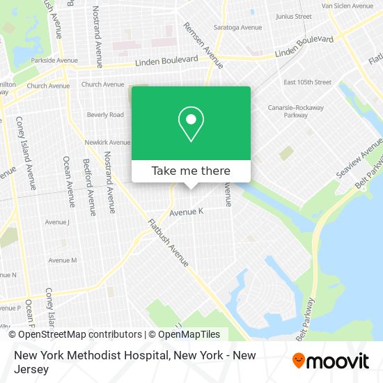 New York Methodist Hospital map