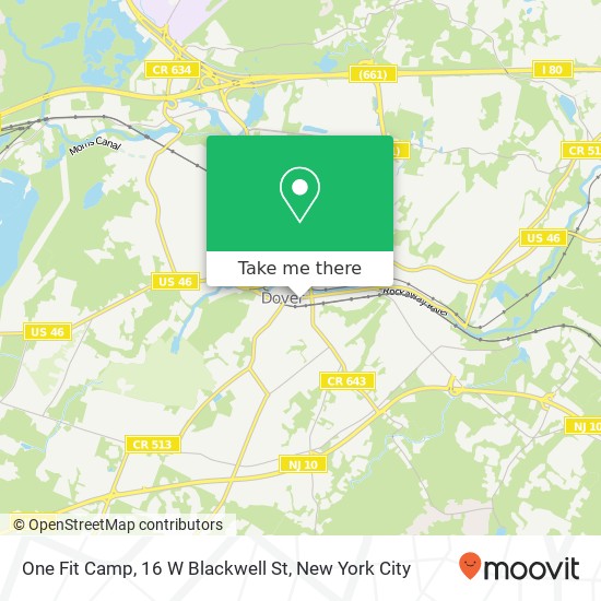 One Fit Camp, 16 W Blackwell St map