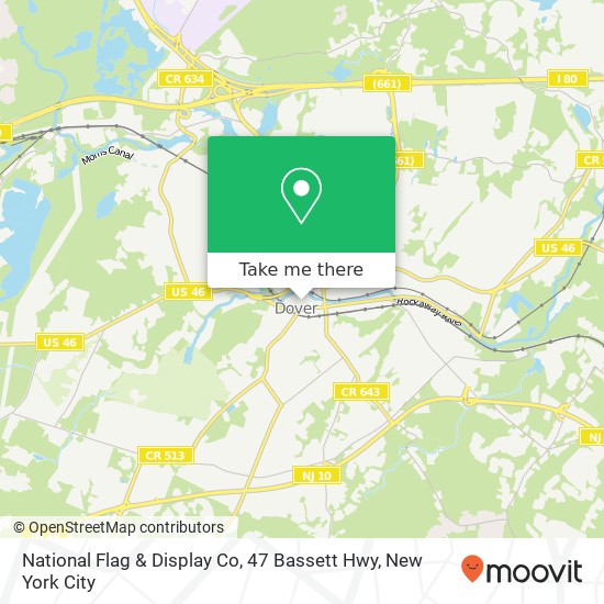 National Flag & Display Co, 47 Bassett Hwy map