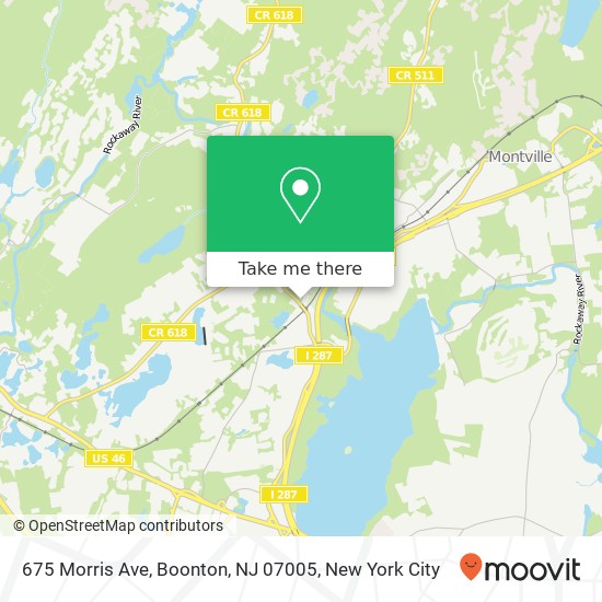 675 Morris Ave, Boonton, NJ 07005 map