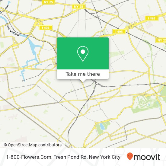 1-800-Flowers.Com, Fresh Pond Rd map