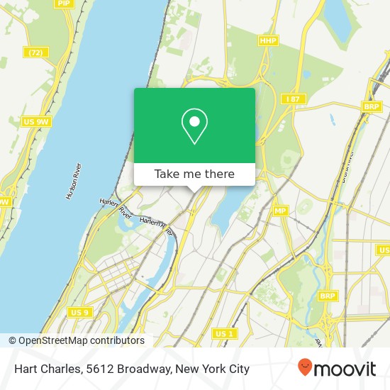 Hart Charles, 5612 Broadway map
