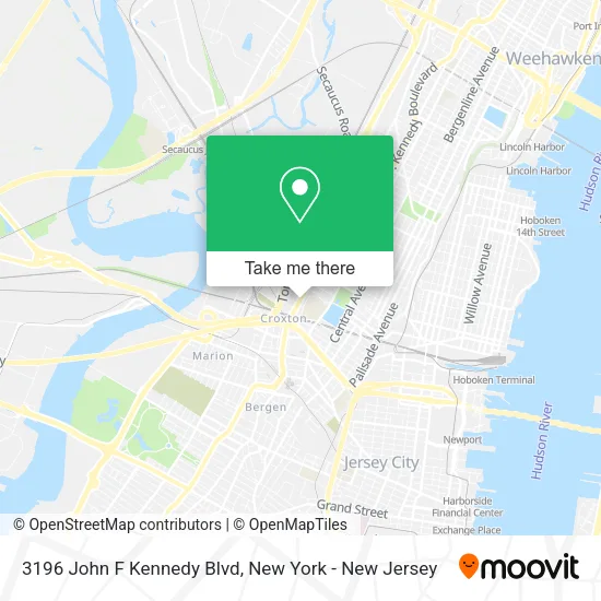 3196 John F Kennedy Blvd map