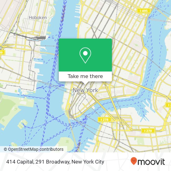 414 Capital, 291 Broadway map
