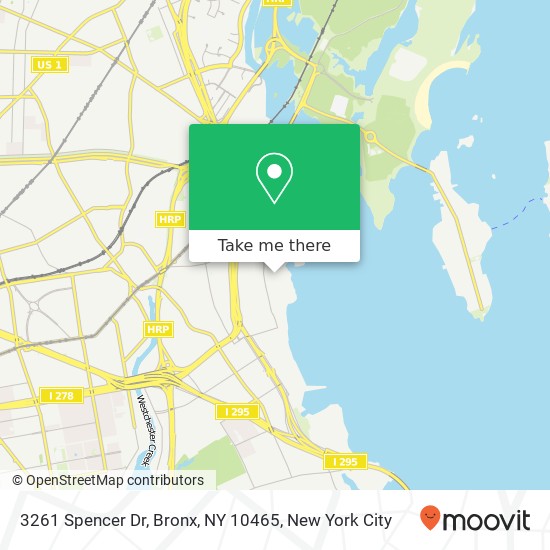 3261 Spencer Dr, Bronx, NY 10465 map