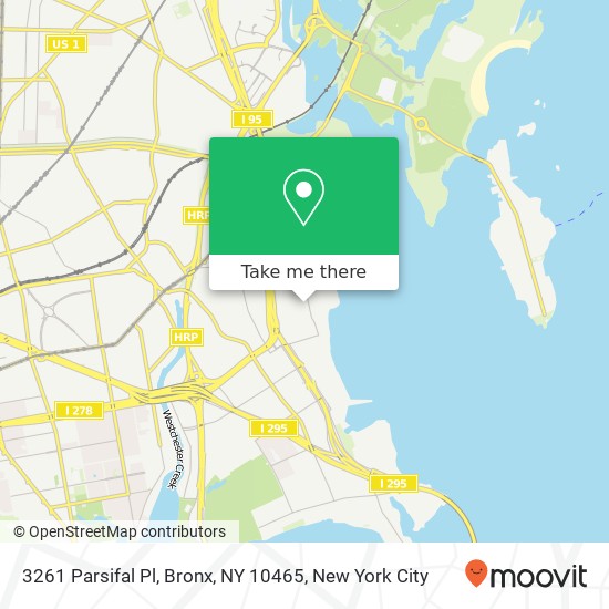 3261 Parsifal Pl, Bronx, NY 10465 map
