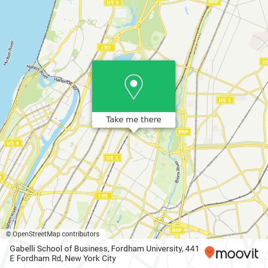 Gabelli School of Business, Fordham University, 441 E Fordham Rd map