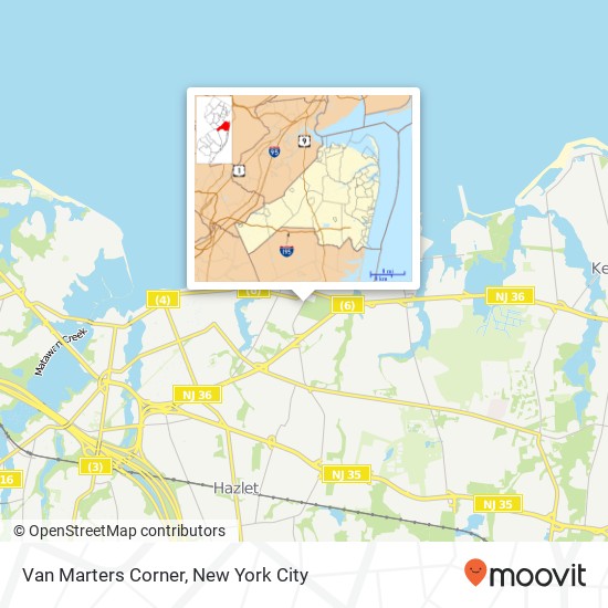 Mapa de Van Marters Corner