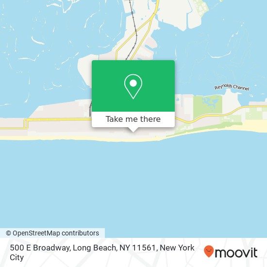 Mapa de 500 E Broadway, Long Beach, NY 11561