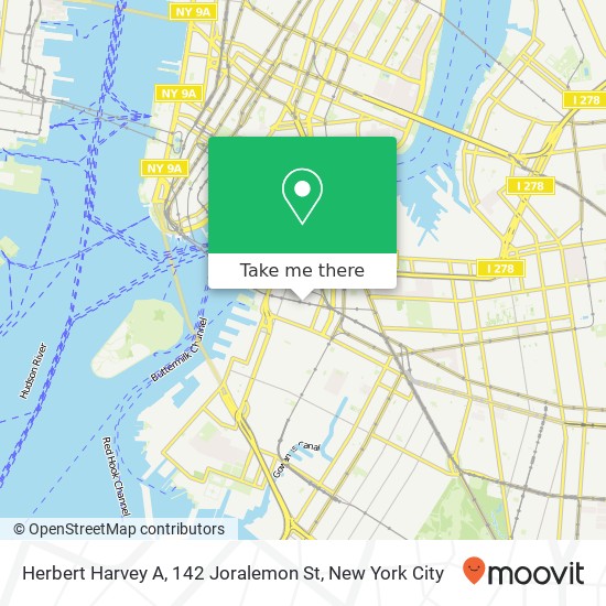 Herbert Harvey A, 142 Joralemon St map