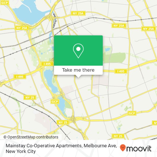Mainstay Co-Operative Apartments, Melbourne Ave map
