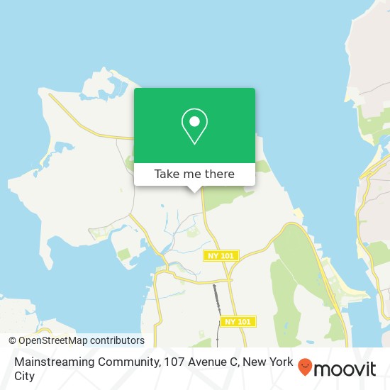 Mainstreaming Community, 107 Avenue C map