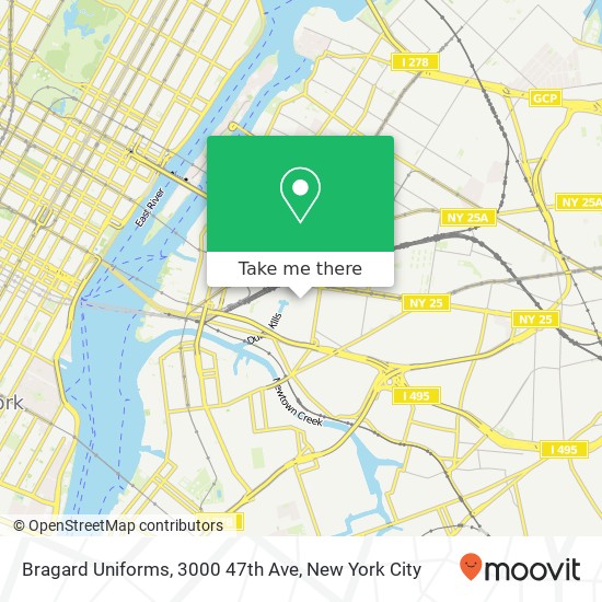 Bragard Uniforms, 3000 47th Ave map