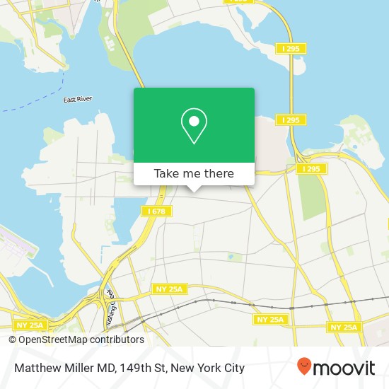 Matthew Miller MD, 149th St map