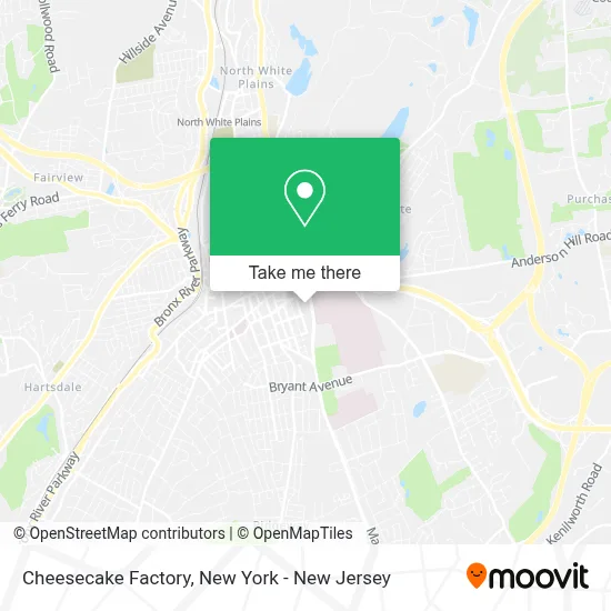 Cheesecake Factory map