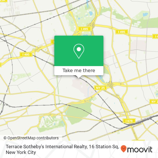 Mapa de Terrace Sotheby's International Realty, 16 Station Sq