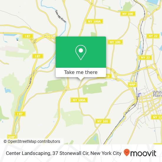 Mapa de Center Landscaping, 37 Stonewall Cir