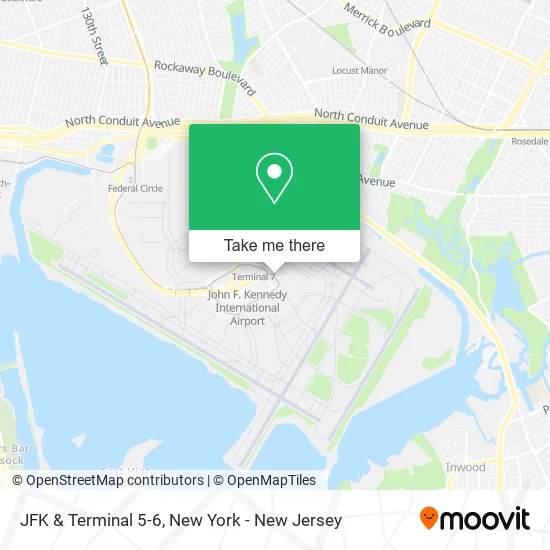 Mapa de JFK & Terminal 5-6