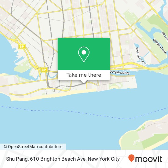 Shu Pang, 610 Brighton Beach Ave map