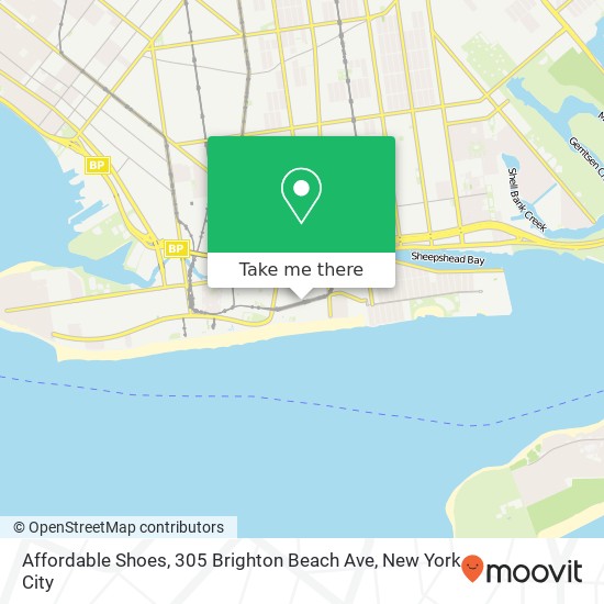 Affordable Shoes, 305 Brighton Beach Ave map