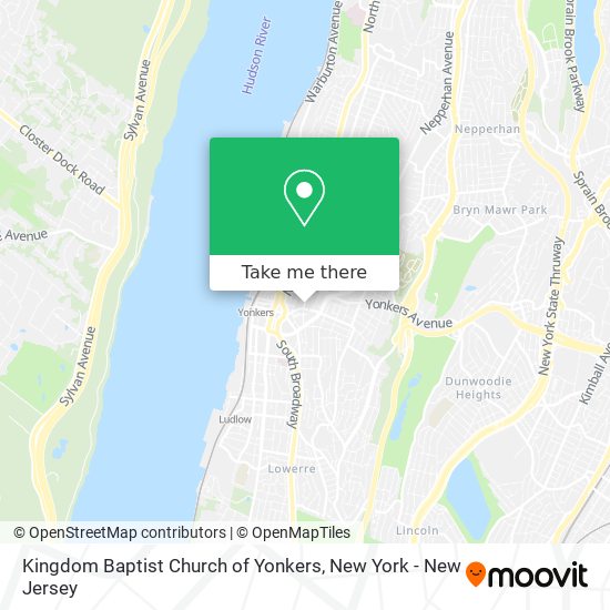 Mapa de Kingdom Baptist Church of Yonkers