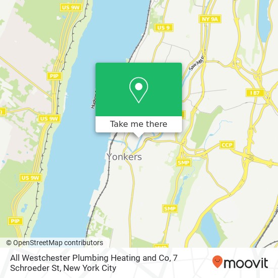 All Westchester Plumbing Heating and Co, 7 Schroeder St map