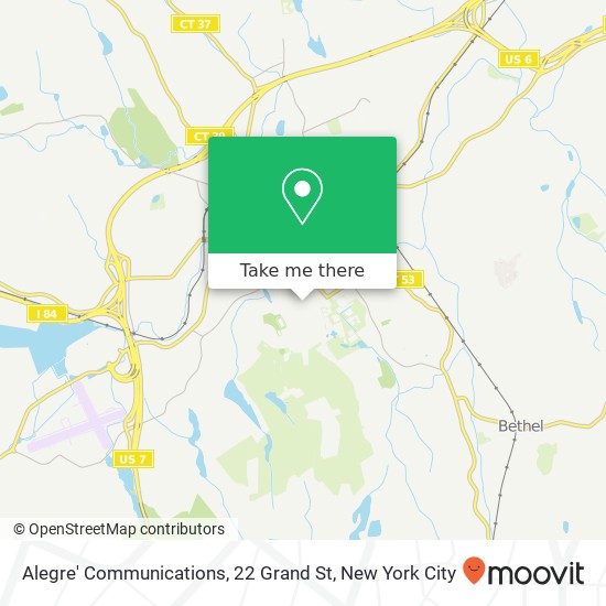 Alegre' Communications, 22 Grand St map