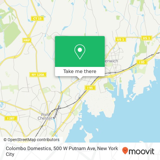 Colombo Domestics, 500 W Putnam Ave map