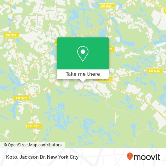 Koto, Jackson Dr map
