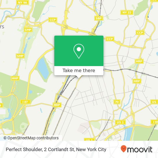 Mapa de Perfect Shoulder, 2 Cortlandt St