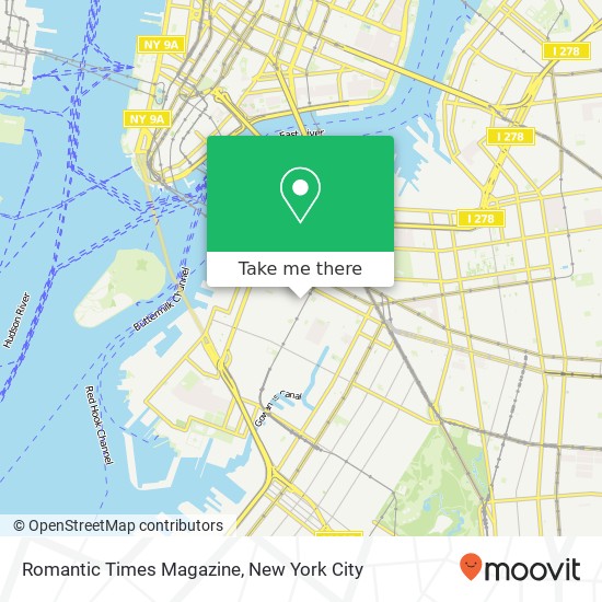 Romantic Times Magazine map