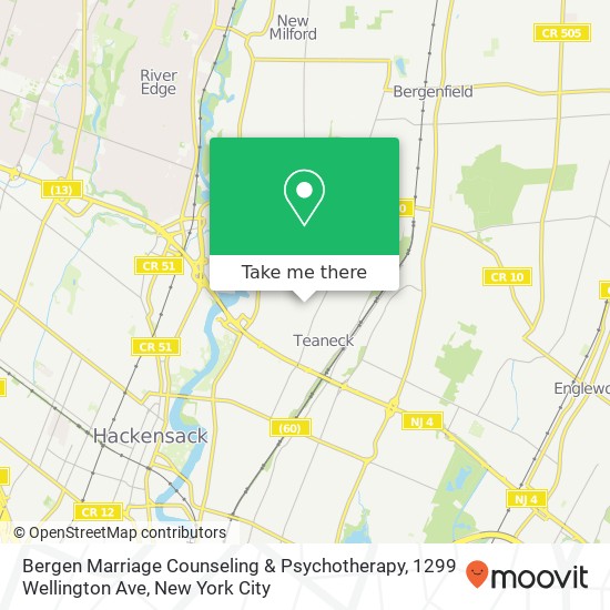 Bergen Marriage Counseling & Psychotherapy, 1299 Wellington Ave map