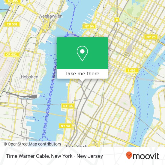 Time Warner Cable map
