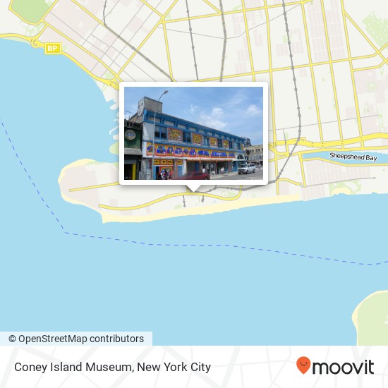 Coney Island Museum map