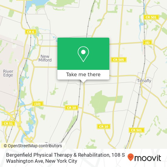 Bergenfield Physical Therapy & Rehabilitation, 108 S Washington Ave map