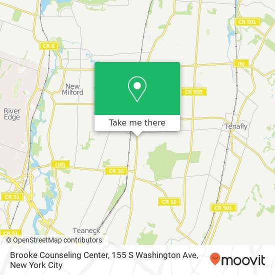 Brooke Counseling Center, 155 S Washington Ave map