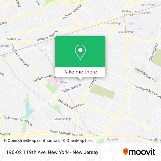 Mapa de 196-02 119th Ave