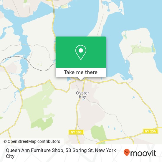 Queen Ann Furniture Shop, 53 Spring St map